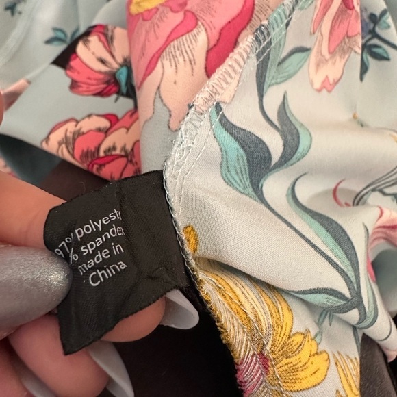 Lane Bryant X Fast Roma vintage flora midi dress size 26 - Picture 9 of 16